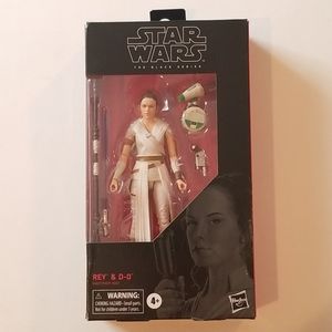 Star Wars Black Series Rey and D-0 Figure